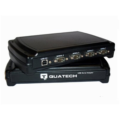 QUATECH Quatech 4 Port RS-232 High Speed USB 2.0 Serial Adapter External Wired