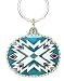 Pewter Key Ring - Southwestern Design