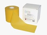 Elastus D&uuml;nne Selbsthaftende elastische Fixierbinde, gelb, 20 m x 8 cm, 72842_gelb