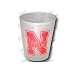 University of Nebraska Lincoln NU Huskers - Shot Glass - frosted w/ Nlogo design