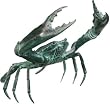 Cruz the Crawling Crab bronze sculpture home garden statue (The Digital Angel)