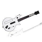 Wireless Guitar for Wii Guitar Hero and Rock Band Games (exclude Rock Band 1) Color White, Compatible with All Guitar Hero games and Rock Band 2 ~ Buddies