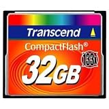  : Transcend TS32GCF133 133x 32GB Compact Flash Card