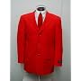New Mens Red Blazer - Three Button, Single Breasted Suit Jacket - High Quality Sport Coat for Year Round Use!