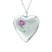 Sterling Silver Heart Shaped Mom