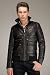 J. Lindeberg Cutter Glistered Black Leather Jacket