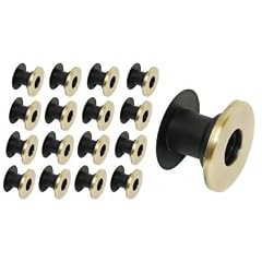 Hergestellt f�r DEMA Kugellager f�r Kickerstangen 16mm "Messingoptik" 16tlg.