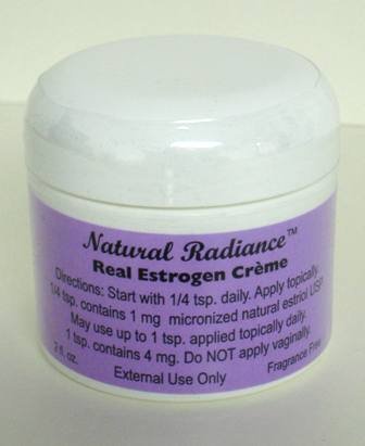 Estrogen/Estriol Bio-identical Unscented And Paraben-Free - Creme 2 oz. Jar