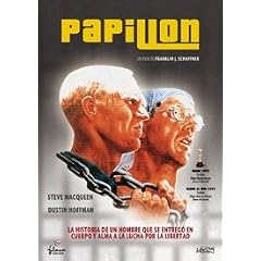 Papillon Director: Franklin J. Schaffner. Actores: Steve McQueen, Dustin Hoffman, Anthony Zerbe, Robert Deman, Don Gordon, Woodrow Parfrey.