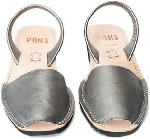 Avarca Pons Wedge Metallic - Pewter - 40 ( US 10 )