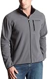 Timberland Men's Macro Fleece Full Zip,Grey Slope,Medium