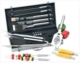 Review Online Discount Mart  / 18 Piece Stainless Steel Barbecue Set