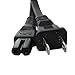 iMBAPrice® 15 Ft Long Power Cable for Samsung LED/LCD TV UN40EH5300, UN32EH5000, UN22F5000 and other models