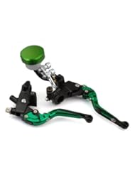 Automotive Parts and Accessories: Green A Pair of Universal CNC Aluminum Processing Racing 7/8"(22mm) Motorbike Brake & Clutch Master Cylinder Levers Kit Fit For Suzuki TL1000R 1998-2003 - YI