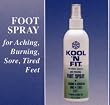 Kool 'N Fit Foot Spray 8 oz. Spray Bottle