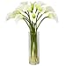 Cream Mini Calla Lily Silk Flower Arrangement