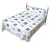 Duke Printed Sheet Set Full -White - Duke Blue Devils