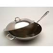 All Clad Stainless Steel 4-Quart 12-Inch Chef's Pan with Domed Lid