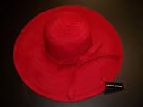 Big Big Cloth Hat / Red, Oh It's Red! / Red Hat Lady Society / Packable & Crushable - A Must Have!