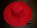 Big Big Cloth Hat / Red, Oh It's Red! / Red Hat Lady Society / Packable & Crushable - A Must Have! photo