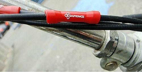 4 Pieces Bike Brake Cable Protector Pads,black