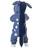 YY-Shop ベビー服 ロンパース フード付き 前開き 女の子 新生児 ボディースーツ 男の子 赤ちゃん 出産祝い カバーオール かわいい ベビースーツ 長袖 秋冬 裏起毛 水玉 (80cm, 3ブ