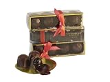 Amarena Mon Amour Chocolate Covered Cherries 4-piece gold-trimmed box ~ 56 g / 2 oz