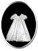 Honey Bee - Newborn/Infant Baby Girls Long Christening Gowns, White