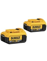 From Amazon.com. Click for details:
 DEWALT DCB204-2 20V Max Premium XR Li-Ion Battery, 2-Pack DEWALT DCB204-2 20V Max Premium XR Li-Ion Battery, 2-Pack