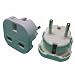 UNITED KINGDOM 3-Pin an die europ�ischen (Schuko) 2-Pin Earthered Reise-Adapter