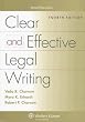 Clear and Effective Legal Writing