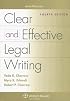 Clear and Effective Legal Writing