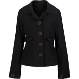 FULL TILT Nonnie Womens Peacoat - Black