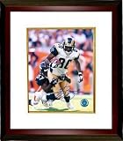 Isaac Bruce Autographed/Hand Signed St. Louis Rams 8x10 Photo Custom Framed- PSA Hologram
