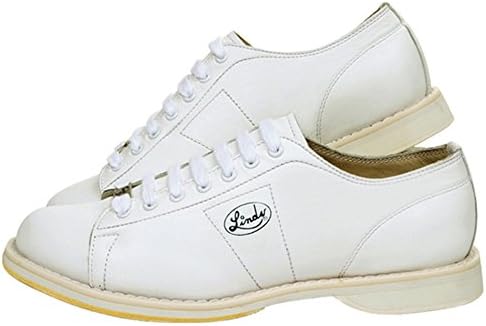 Linds Classic White Right Hand Mens Bowling Shoes - Size 8