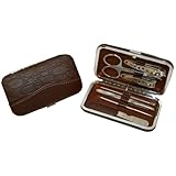 New Stainless Steel Square Mini Manicure Set By The Lighthouse