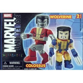 Marvel Mini-Mates Series 13 Astonishing Wolverine and Colossus