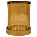 Gold Hurricane Candle Holder - Small