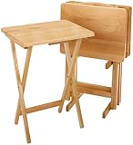 Winsome Wood 5-Piece TV Table Set, Natural