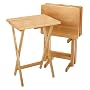 TV Tray Set - Natural