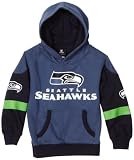 NFL Boys' Seattle Seahawks Qb Jersey Hoodie - R16Ntt28 (Dark Navy, 7)