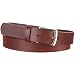 Haggar Men's Pebble Grain Cut Edge Strap And Harness Buckle