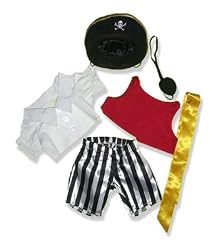 Pirate Outfit #598410 fits 12" Pink Moose animals and most Webkinz, Shining Star and 10"-12" Stuffed Animals