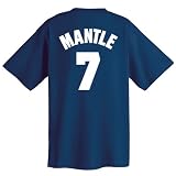 Mickey Mantle New York Yankees Cooperstown Name and Number T-Shirt