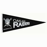 Oakland Raiders NFL Throwback" Pennant (13"x32")"