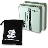 PRO SERIES Equivalent CANON NB-6L Li Ion Battery 2-Pack for PowerShot S95 / ....