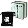 CANON NB-6L Equivalent Li Ion Battery 2-Pack for PowerShot S90 SD980 D10 Waterproof and SD770 IS SD1200 IS Cameras *Includes Mouse Pad & 3 Year Warranty
