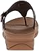 FitFlop Women's Superjelly Rubber Flip Flops Jelly Sandal, Bronze, 6 M US