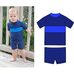 Bade T-Shirt und Shorts mit UV-Schutz UPF50+, Breakers, Blau