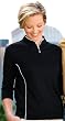 Women's Glendora poly UltraCool jaquard knit 3/4 sleeve pullover shirt